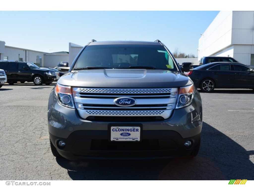 2014 Explorer XLT - Sterling Gray / Charcoal Black photo #4