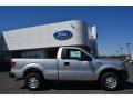 2014 Ingot Silver Ford F150 XL Regular Cab  photo #2