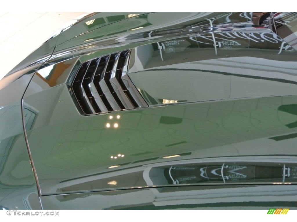 2014 Corvette Stingray Coupe Z51 - Lime Rock Green Metallic / Gray photo #11