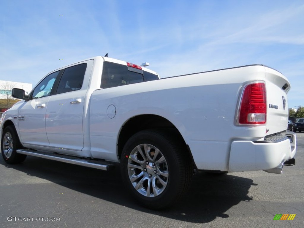 2014 1500 Laramie Limited Crew Cab - Bright White / Black photo #2