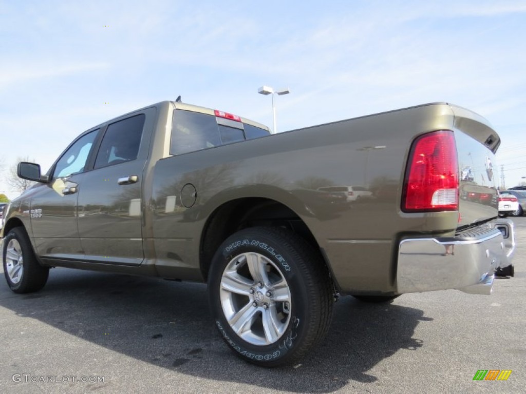 2014 1500 SLT Crew Cab - Prairie Pearl Coat / Canyon Brown/Light Frost Beige photo #2