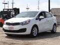 2014 Clear White Kia Rio LX  photo #6