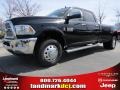 Black - 3500 Laramie Crew Cab 4x4 Dually Photo No. 1