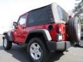 2014 Flame Red Jeep Wrangler Sport 4x4  photo #2