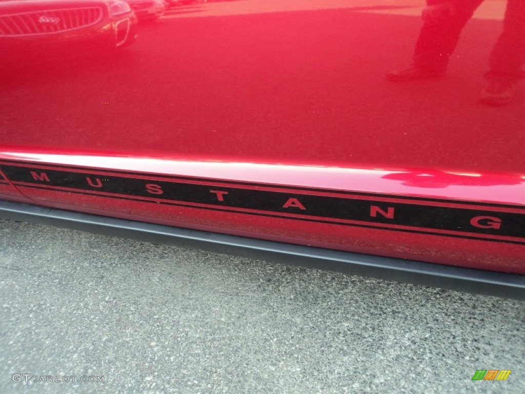 2007 Mustang V6 Premium Coupe - Redfire Metallic / Black/Dove Accent photo #25