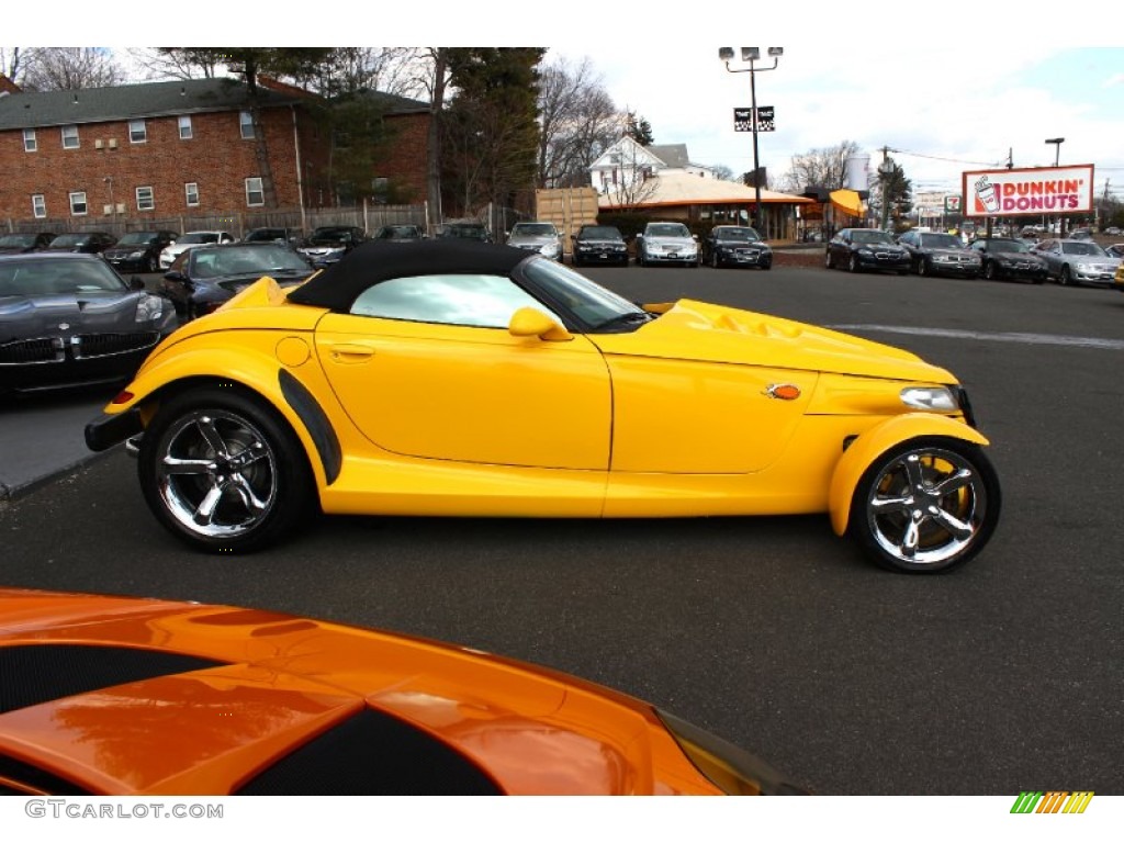 Prowler Yellow 2001 Plymouth Prowler Roadster Exterior Photo #91730863