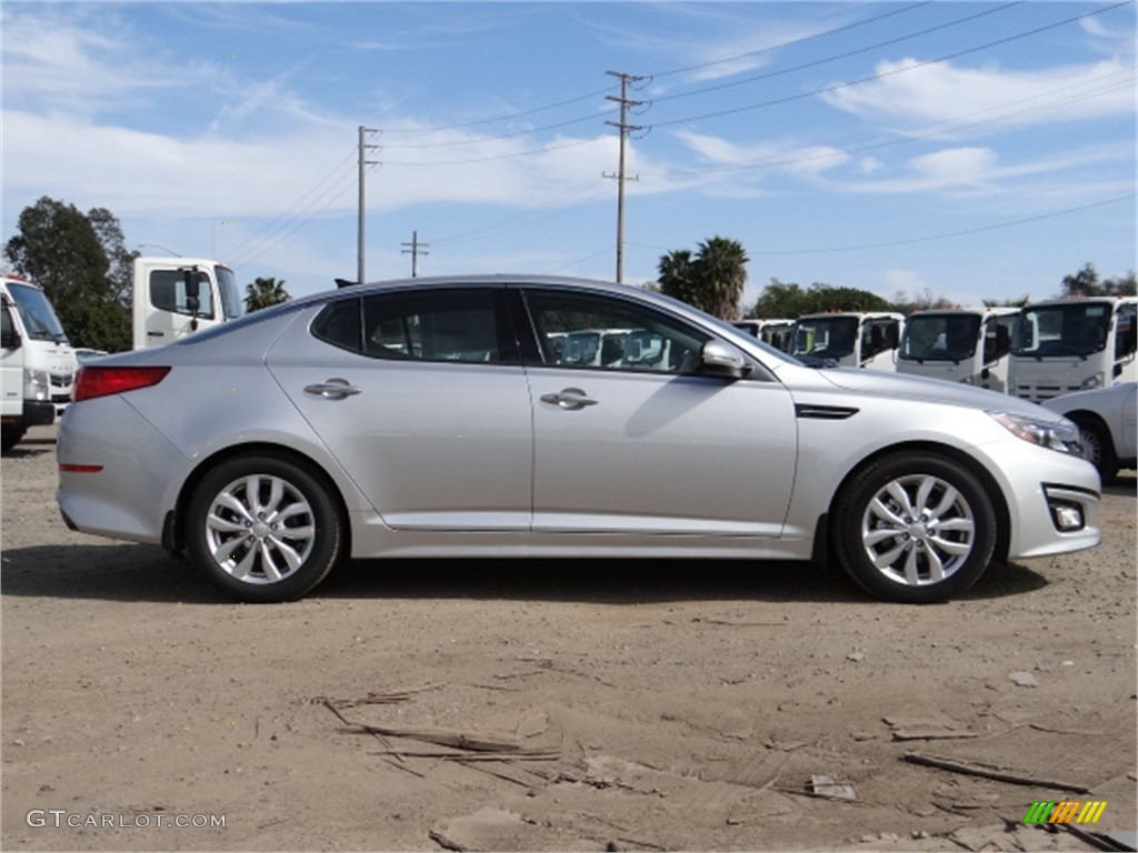 2014 Optima EX - Bright Silver / Gray photo #2