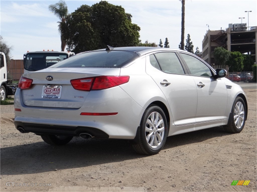 2014 Optima EX - Bright Silver / Gray photo #3