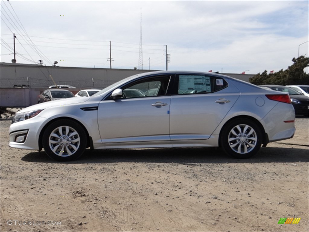 2014 Optima EX - Bright Silver / Gray photo #5