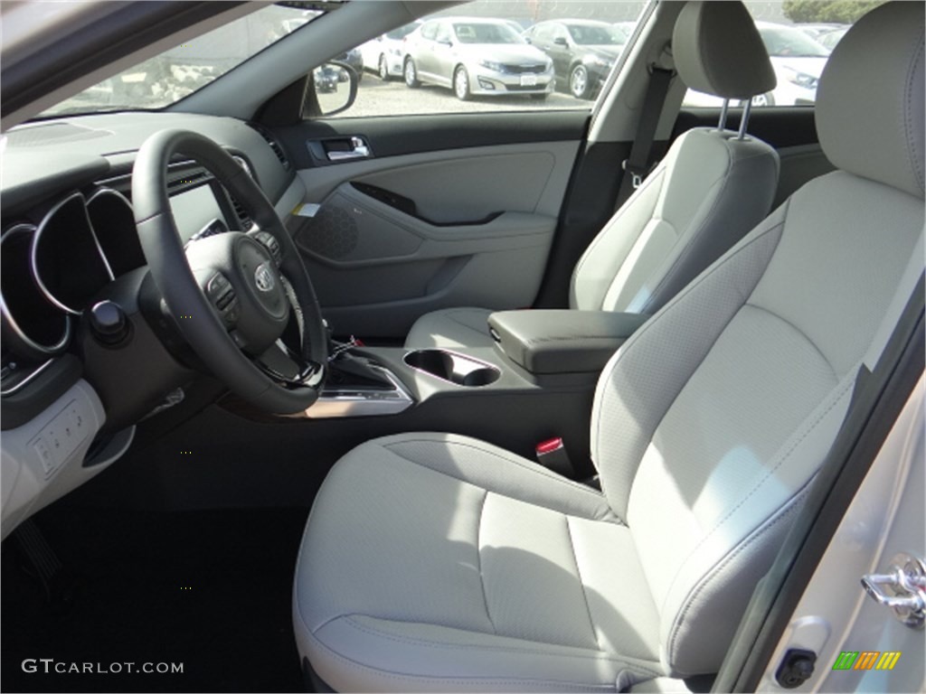 2014 Optima EX - Bright Silver / Gray photo #11