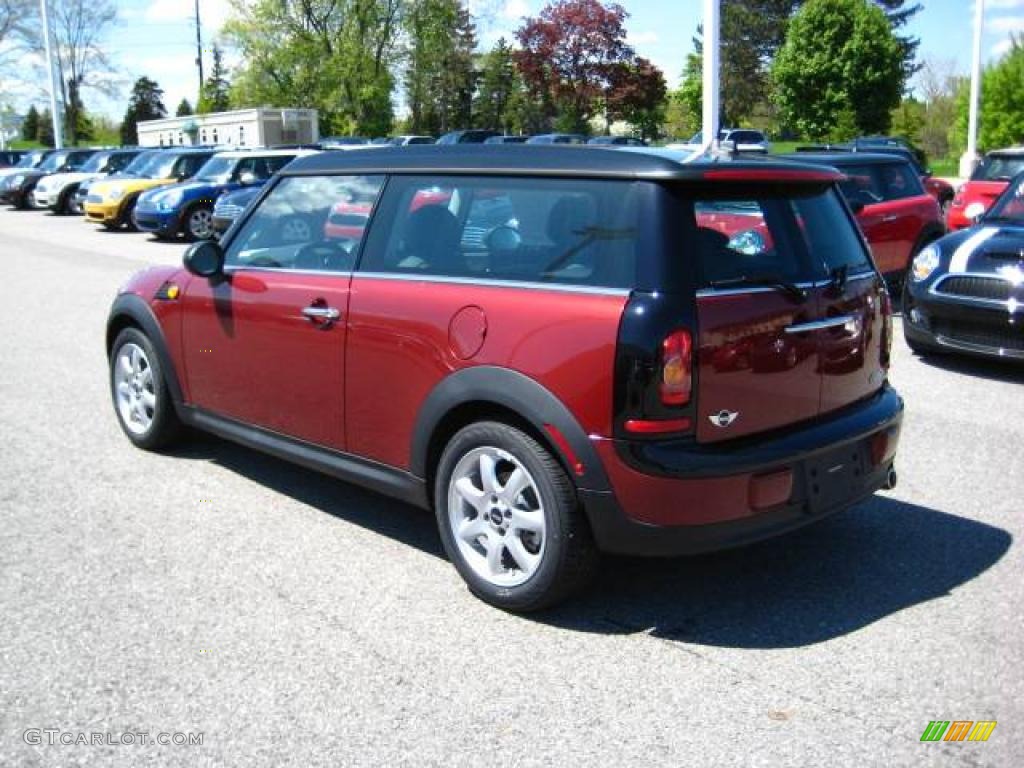 2009 Cooper Clubman - Nightfire Red Metallic / Black/Grey photo #3