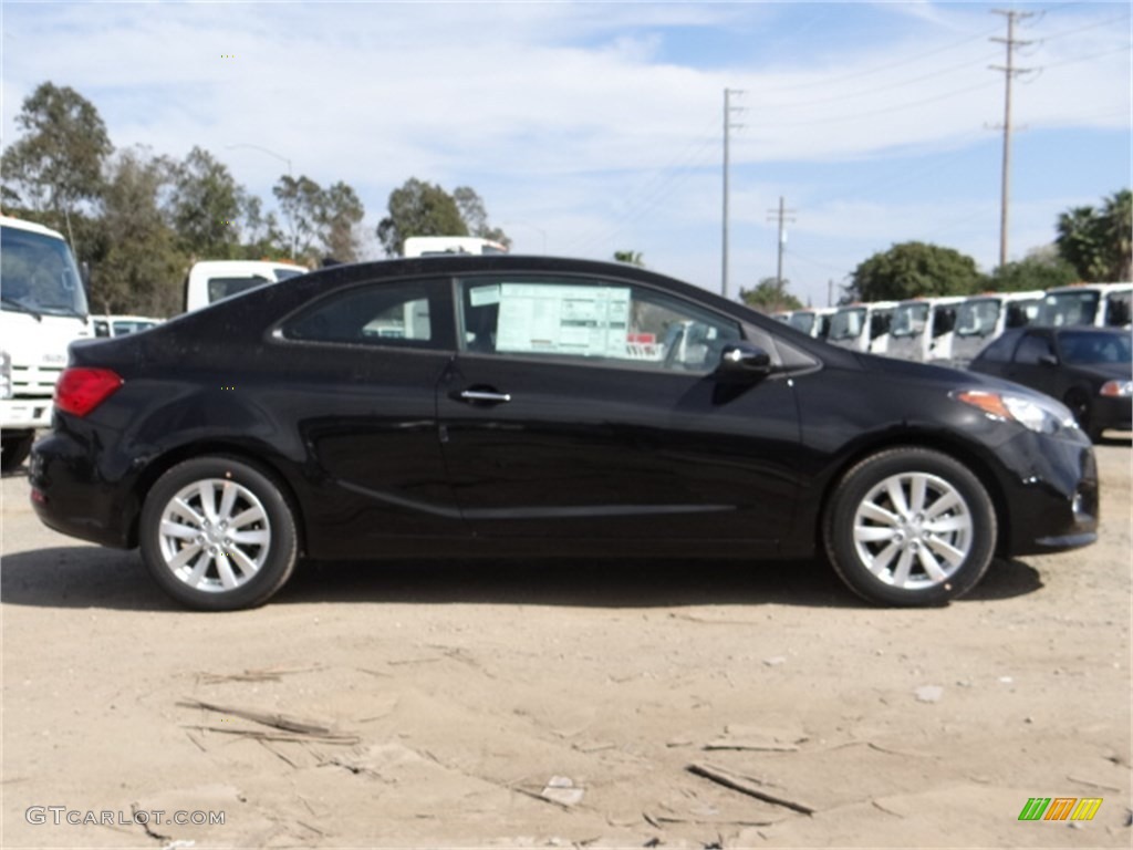 Aurora Black 2014 Kia Forte Koup EX Exterior Photo #91732291
