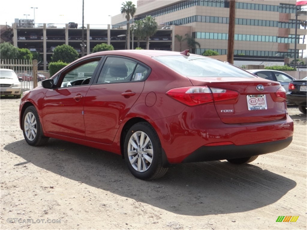 2014 Forte LX - Crimson Red / Gray photo #4