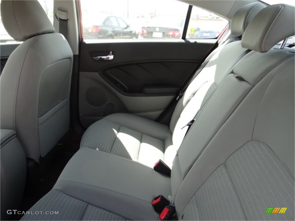 2014 Forte LX - Crimson Red / Gray photo #9