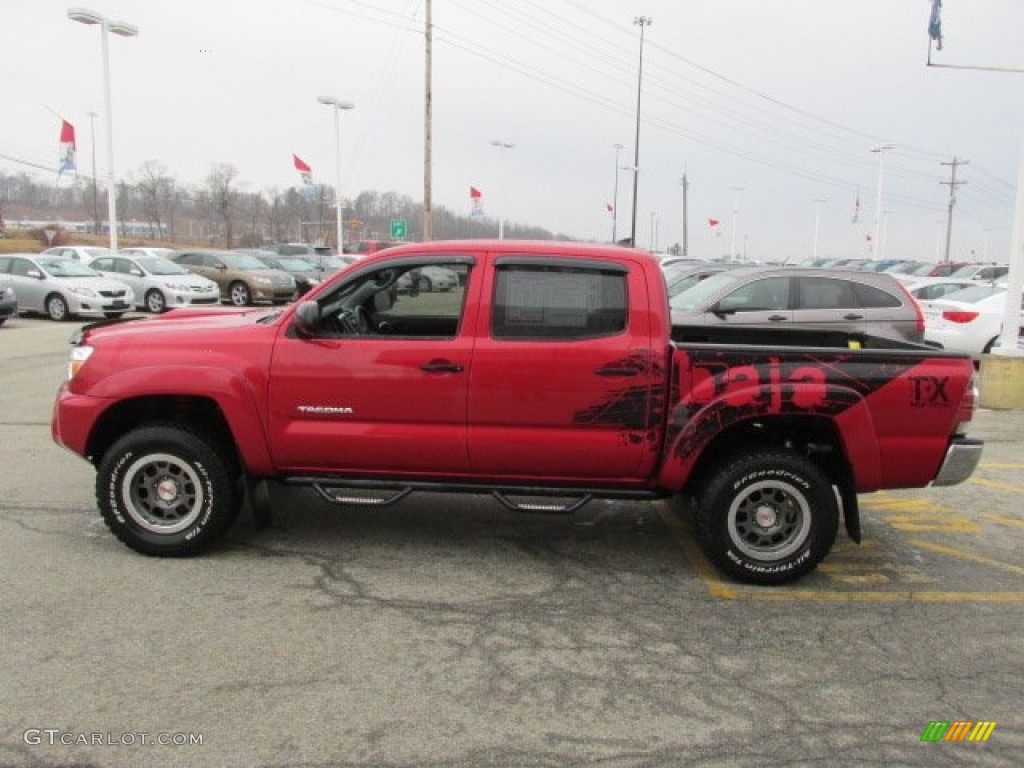 Barcelona Red Metallic 2012 Toyota Tacoma TX Pro Double Cab 4x4 Exterior Photo #91733314