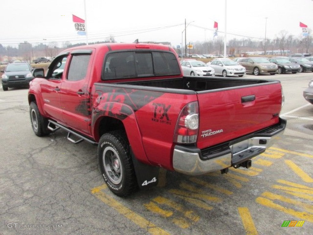 Barcelona Red Metallic 2012 Toyota Tacoma TX Pro Double Cab 4x4 Exterior Photo #91733332