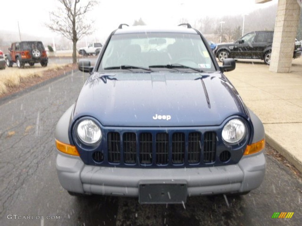 2005 Liberty Sport 4x4 - Atlantic Blue Pearlcoat / Medium Slate Gray photo #3