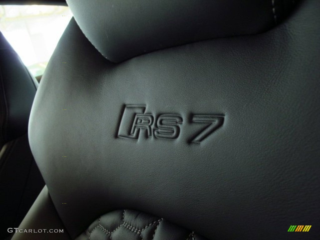 2014 RS 7 4.0 TFSI quattro - Nardo Grey / Black Valcona Leather w/Honeycomb Stitching photo #22