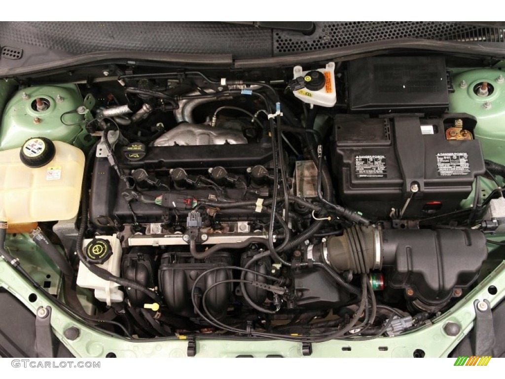 2007 Focus ZX4 SE Sedan - Kiwi Green Metallic / Charcoal/Light Flint photo #14
