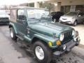 2000 Forest Green Pearl Jeep Wrangler Sahara 4x4  photo #2