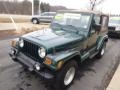 2000 Forest Green Pearl Jeep Wrangler Sahara 4x4  photo #4
