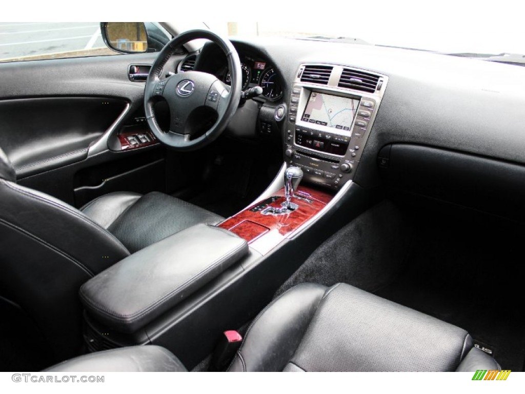 Black Interior 2007 Lexus IS 350 Photo #91736917