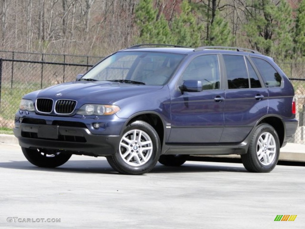 Toledo Blue Metallic 2004 BMW X5 3.0i Exterior Photo #91738210