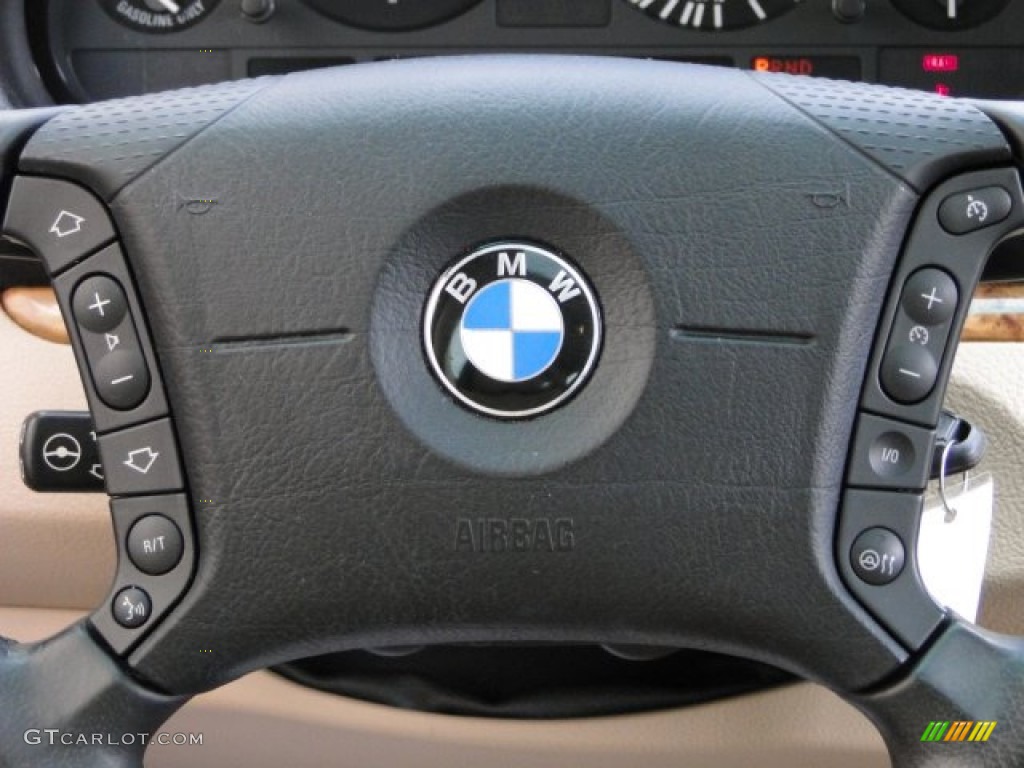 2004 BMW X5 3.0i Beige Steering Wheel Photo #91738672