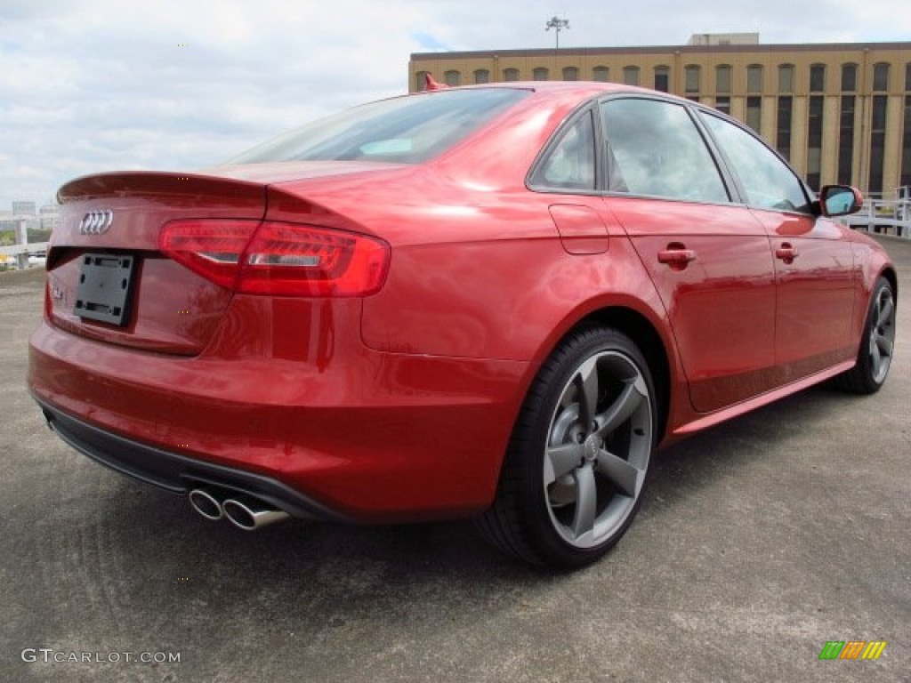 2014 S4 Prestige 3.0 TFSI quattro - Volcano Red Metallic / Black photo #2