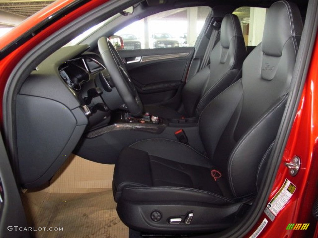 Black Interior 2014 Audi S4 Prestige 3.0 TFSI quattro Photo #91738846
