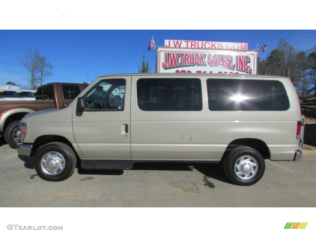 2013 E Series Van E350 XLT Passenger - Pueblo Gold Metallic / Medium Pebble photo #4