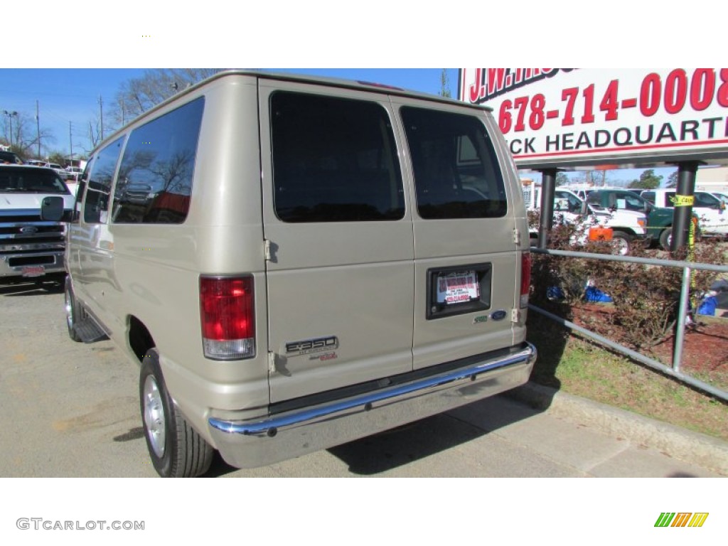 2013 E Series Van E350 XLT Passenger - Pueblo Gold Metallic / Medium Pebble photo #6