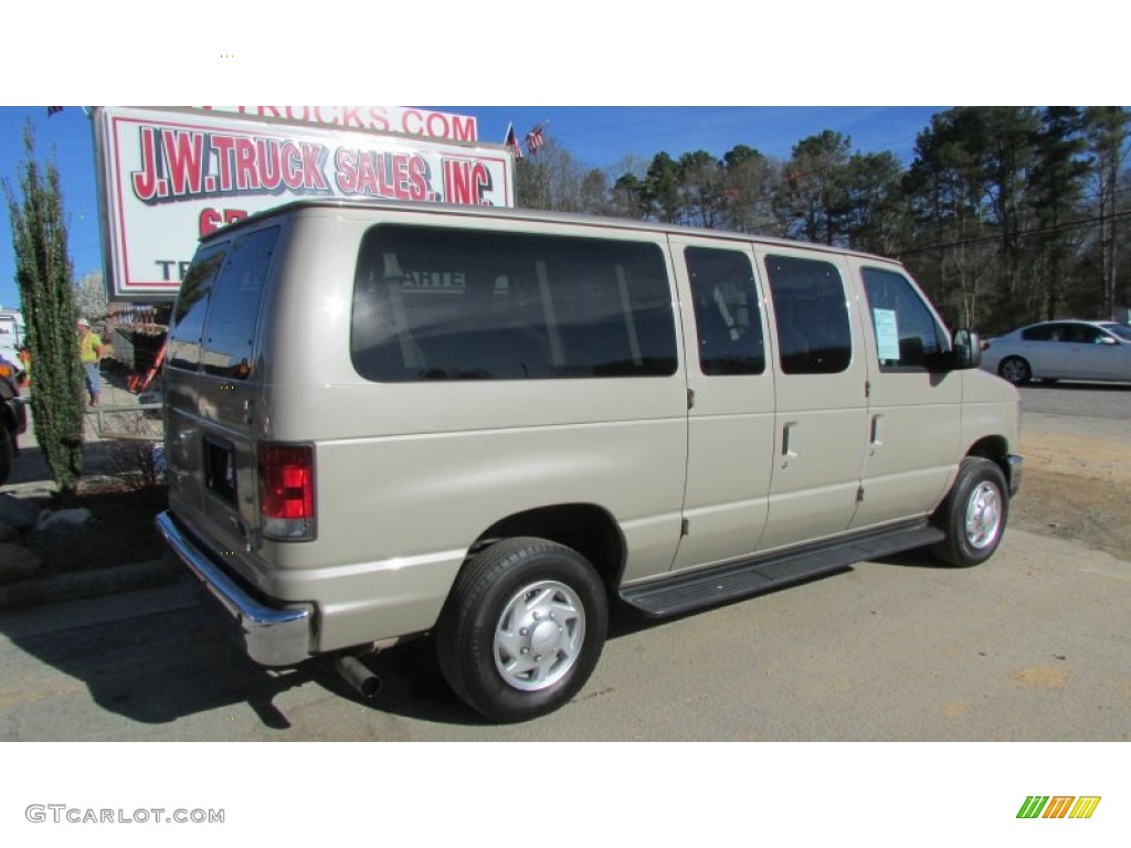 2013 E Series Van E350 XLT Passenger - Pueblo Gold Metallic / Medium Pebble photo #9
