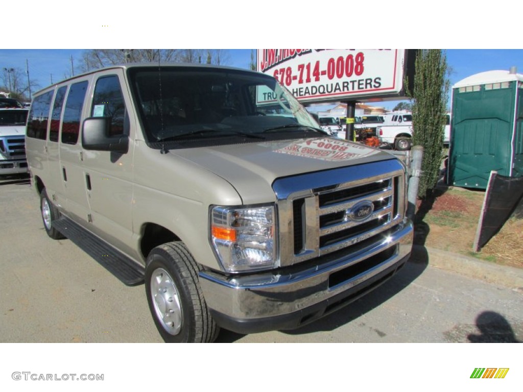 2013 E Series Van E350 XLT Passenger - Pueblo Gold Metallic / Medium Pebble photo #12
