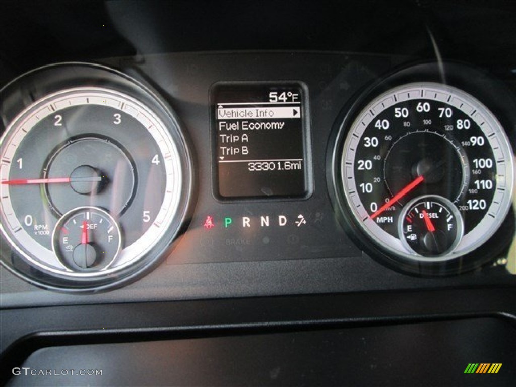 2013 Ram 2500 Tradesman Regular Cab 4x4 Gauges Photo #91739449