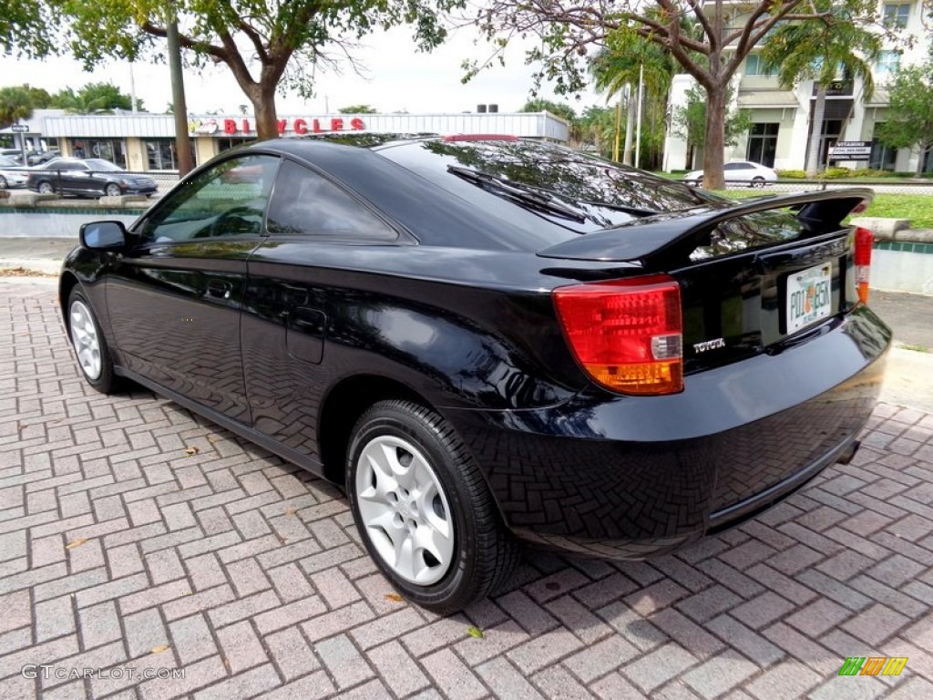 2001 Celica GT - Carbon Blue / Black/Blue photo #5