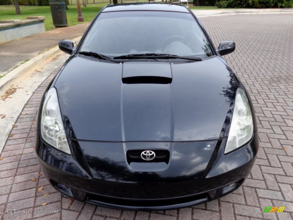 2001 Celica GT - Carbon Blue / Black/Blue photo #15