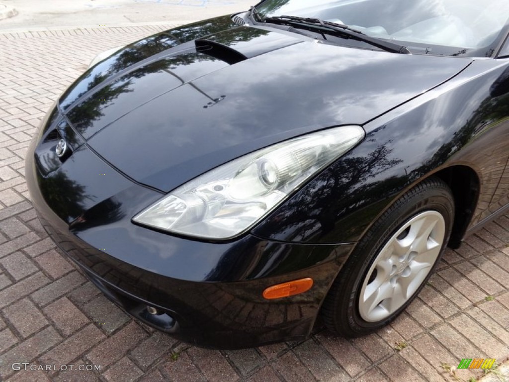 2001 Celica GT - Carbon Blue / Black/Blue photo #27