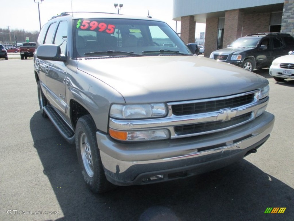2003 Tahoe LT 4x4 - Light Pewter Metallic / Tan/Neutral photo #2