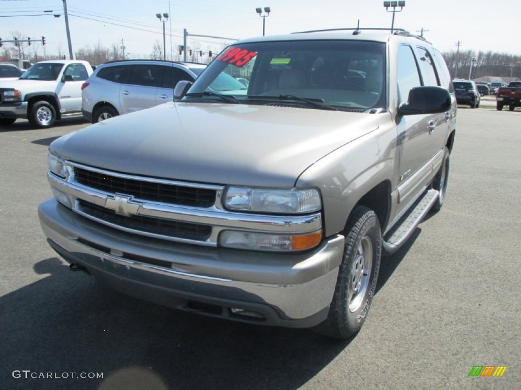 2003 Tahoe LT 4x4 - Light Pewter Metallic / Tan/Neutral photo #3