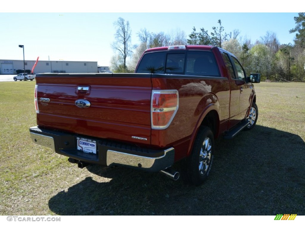 2014 F150 XLT SuperCab - Ruby Red / Pale Adobe photo #5