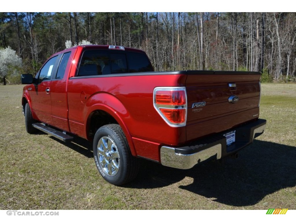 2014 F150 XLT SuperCab - Ruby Red / Pale Adobe photo #7
