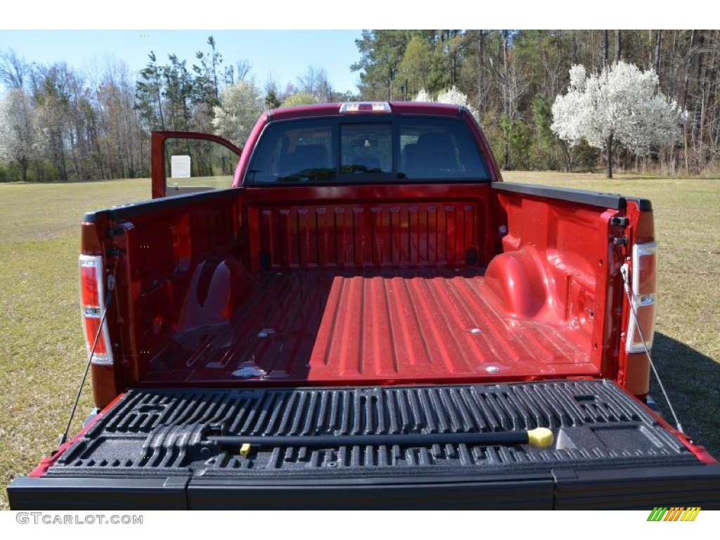 2014 F150 XLT SuperCab - Ruby Red / Pale Adobe photo #14