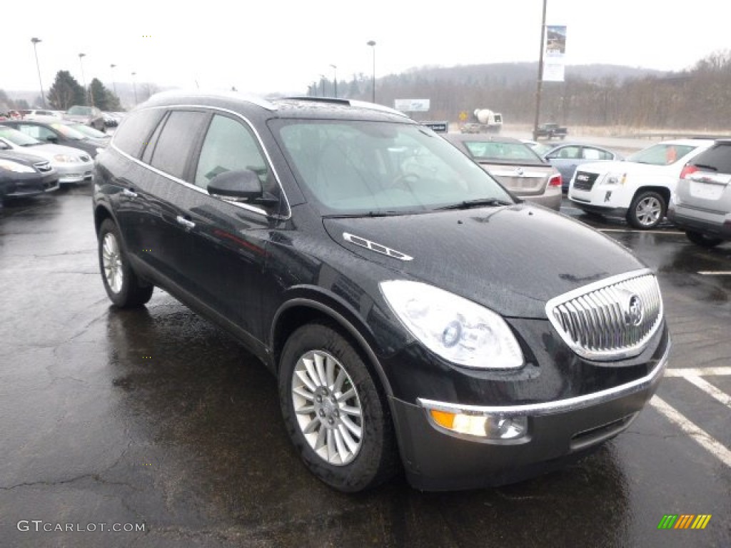 2010 Enclave CXL AWD - Carbon Black Metallic / Ebony/Ebony photo #3