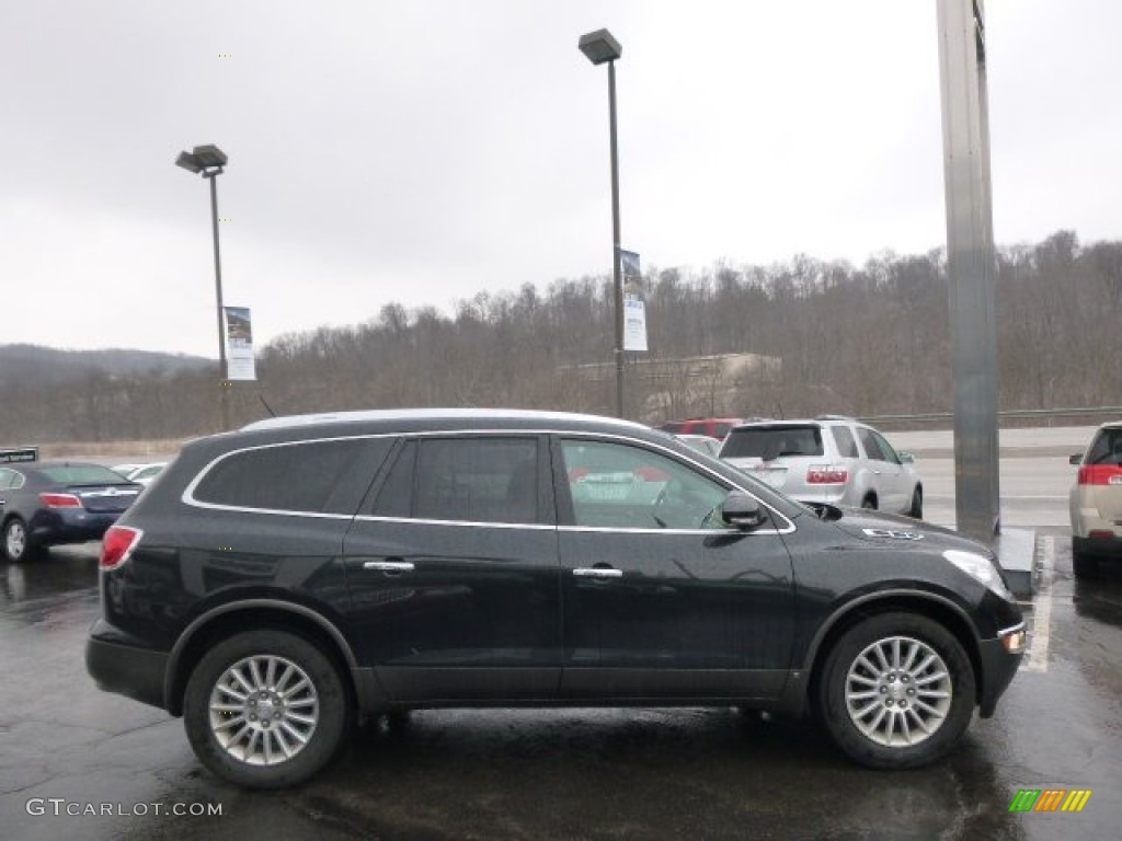 2010 Enclave CXL AWD - Carbon Black Metallic / Ebony/Ebony photo #4