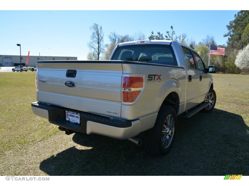 2014 F150 STX SuperCrew 4x4 - Ingot Silver / Black photo #5