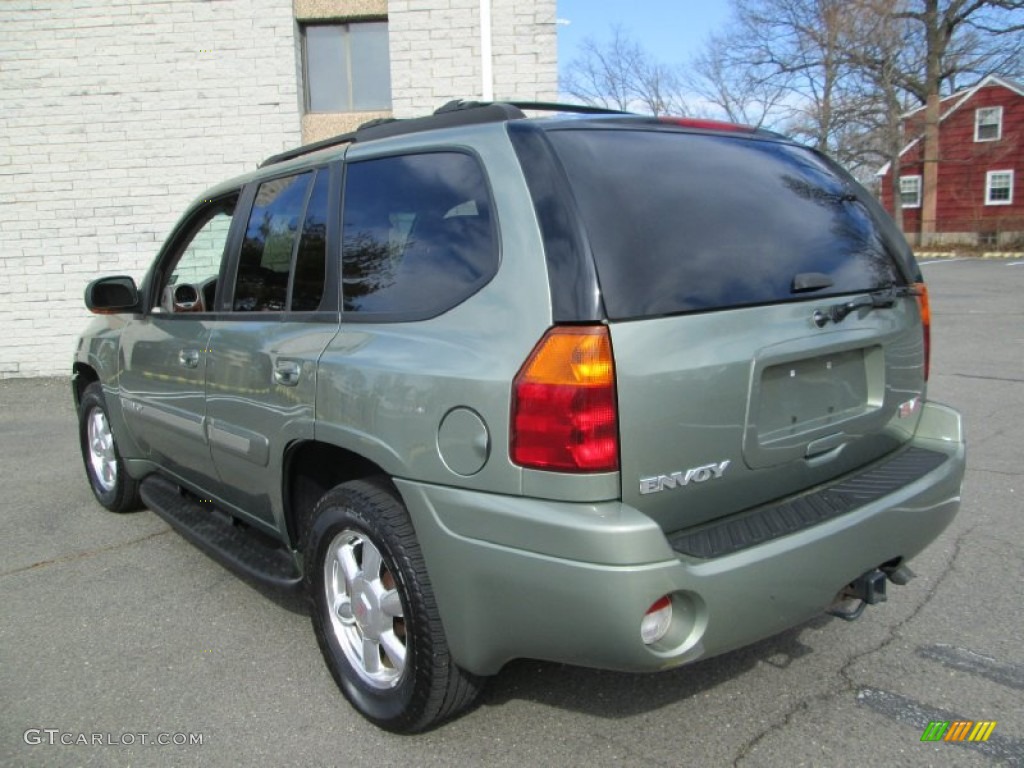 2004 Envoy SLT 4x4 - Silver Green Metallic / Medium Pewter photo #5