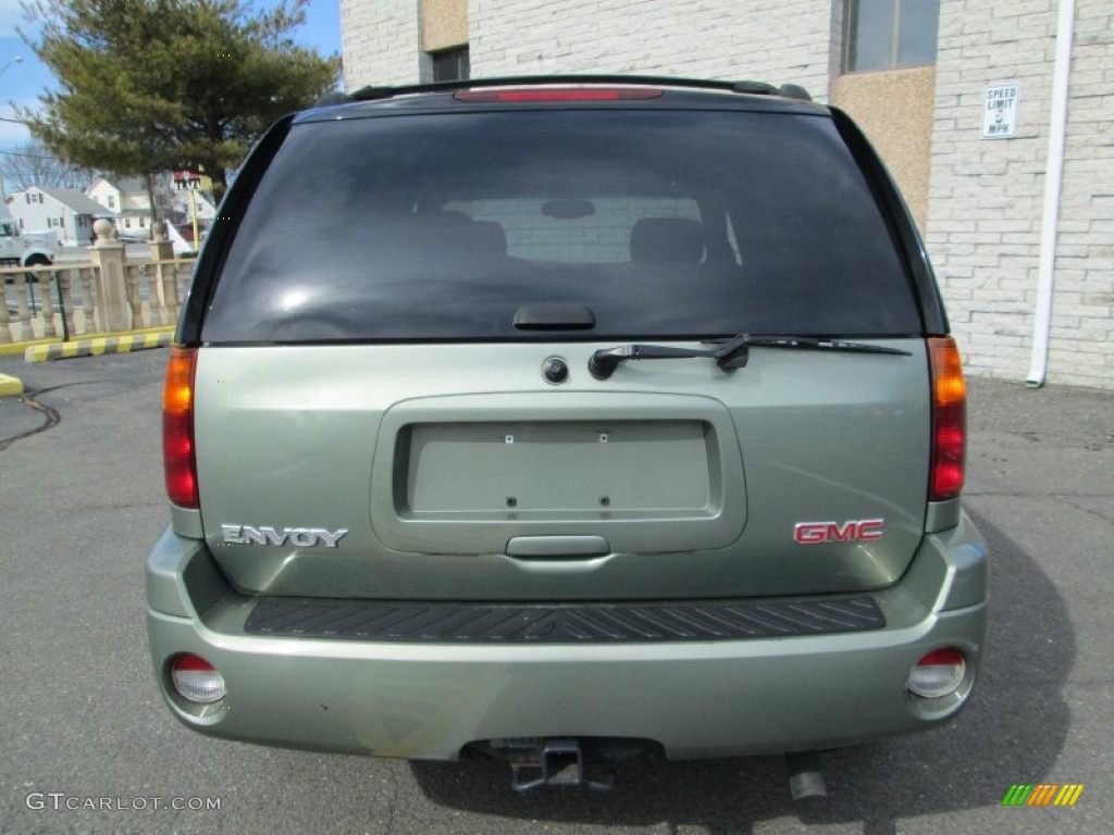 2004 Envoy SLT 4x4 - Silver Green Metallic / Medium Pewter photo #6