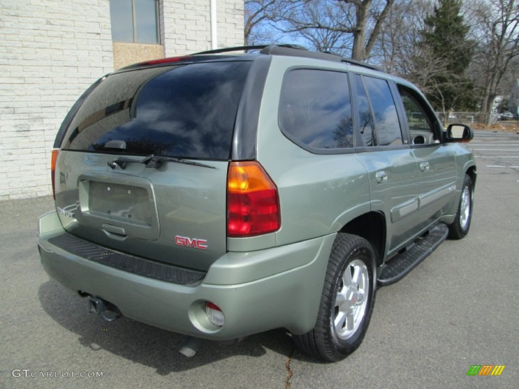 2004 Envoy SLT 4x4 - Silver Green Metallic / Medium Pewter photo #7