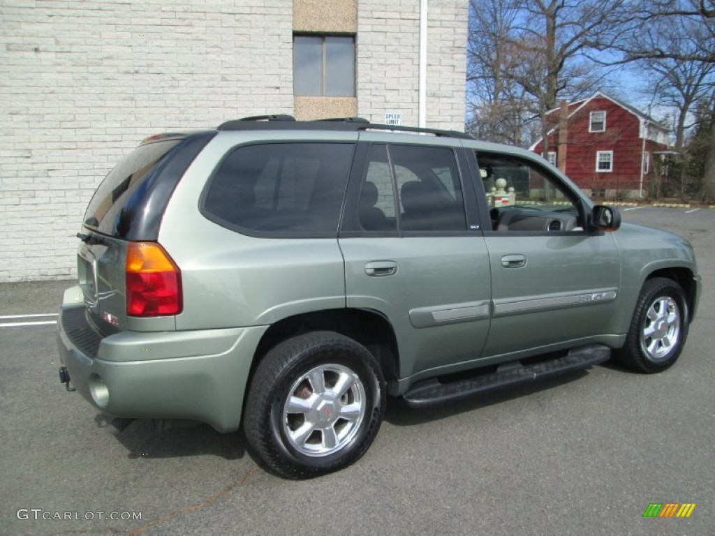 2004 Envoy SLT 4x4 - Silver Green Metallic / Medium Pewter photo #8